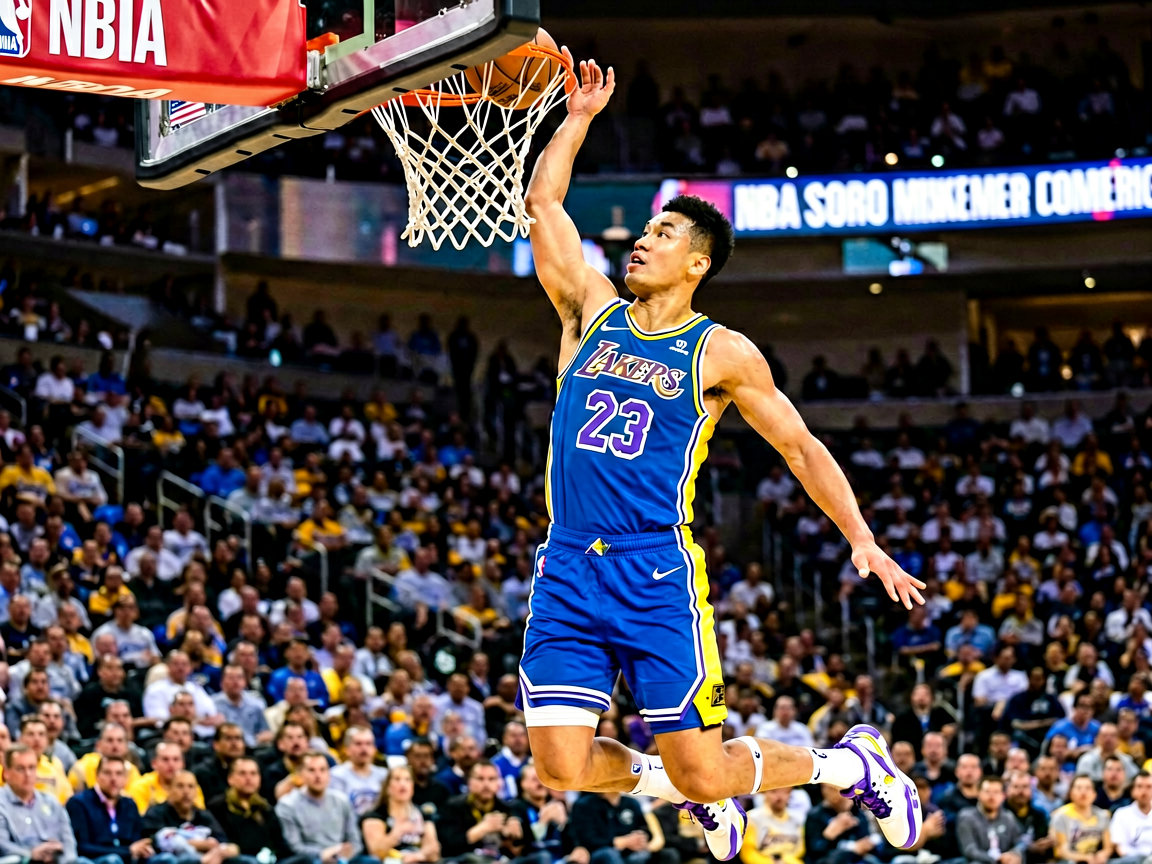 NBA篮球比赛精彩扣篮瞬间